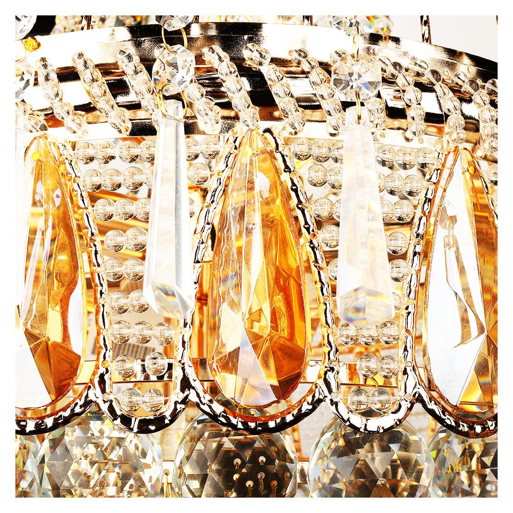 ไฟช่อ CARINI 6613-10 แก้ว/อะคริลิค/สีทอง 1หัว