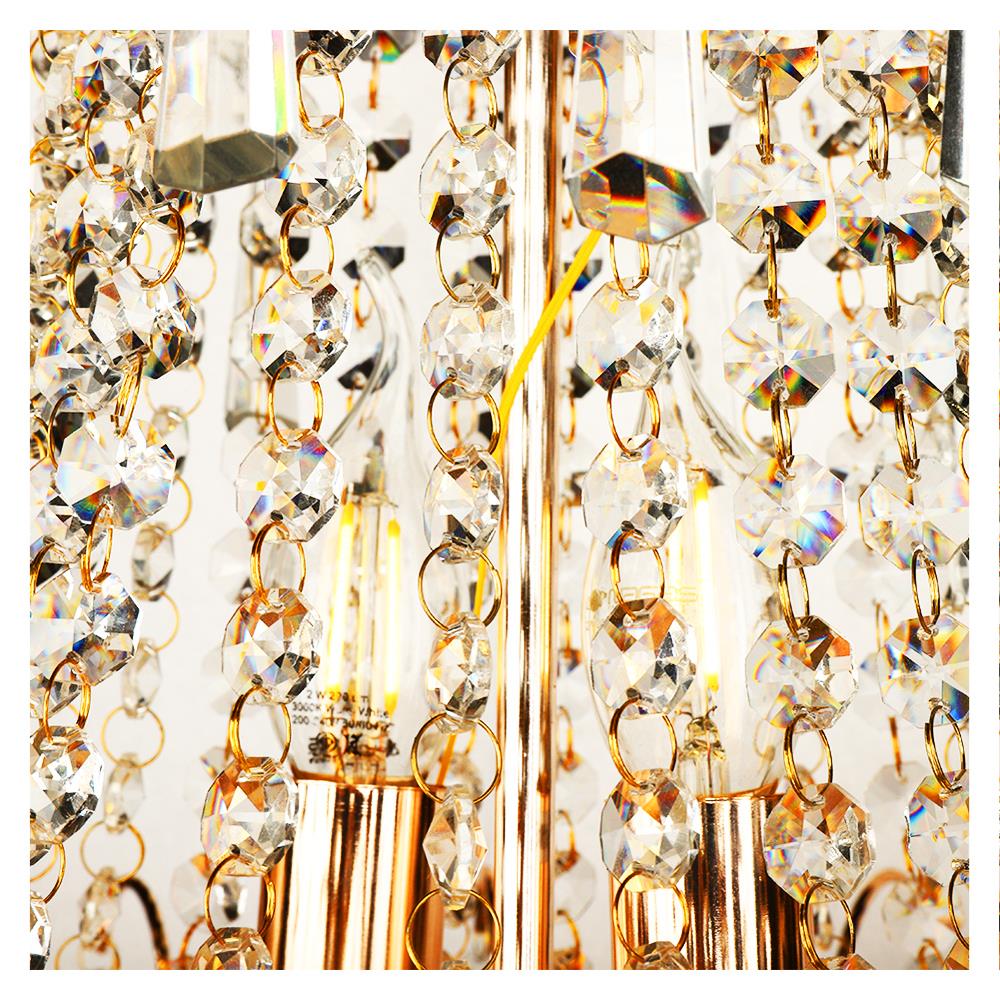 ไฟช่อ CARINI 6613-10 แก้ว/อะคริลิค/สีทอง 1หัว