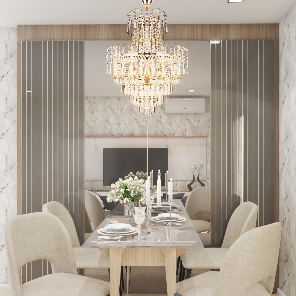 ไฟช่อ CARINI 6613-10 แก้ว/อะคริลิค/สีทอง 1หัว