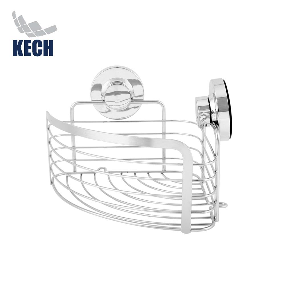 ตะกร้าสเตนเลสเข้ามุม1ชั้นสุญญากาศKECH112