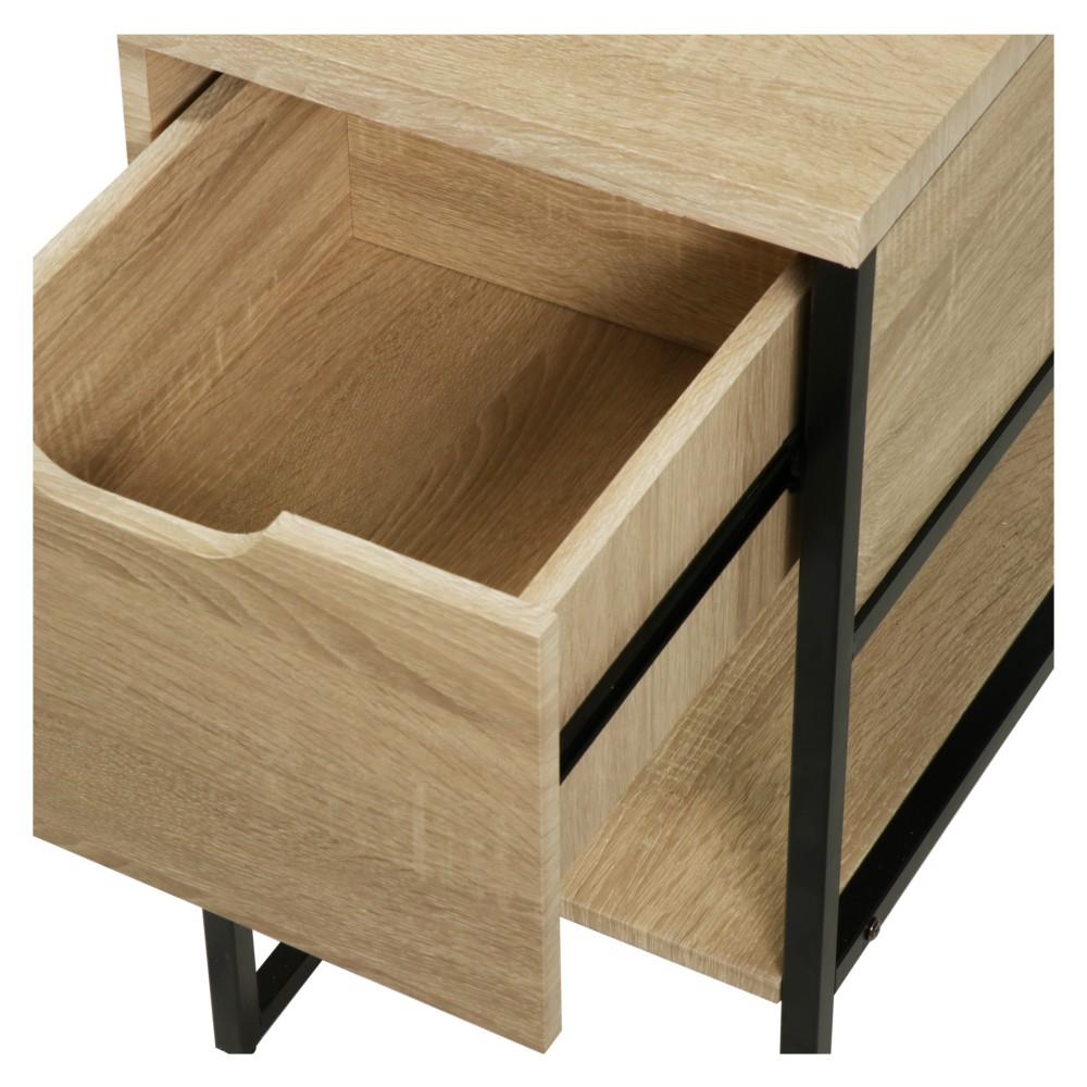 โต๊ะทำงานไม้ FURDINI HAGAN CT-3602 120 ซม. สี LIGHT OAK