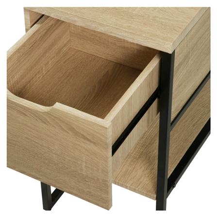 โต๊ะทำงานไม้ FURDINI HAGAN CT-3602 120 ซม. สี LIGHT OAK_3