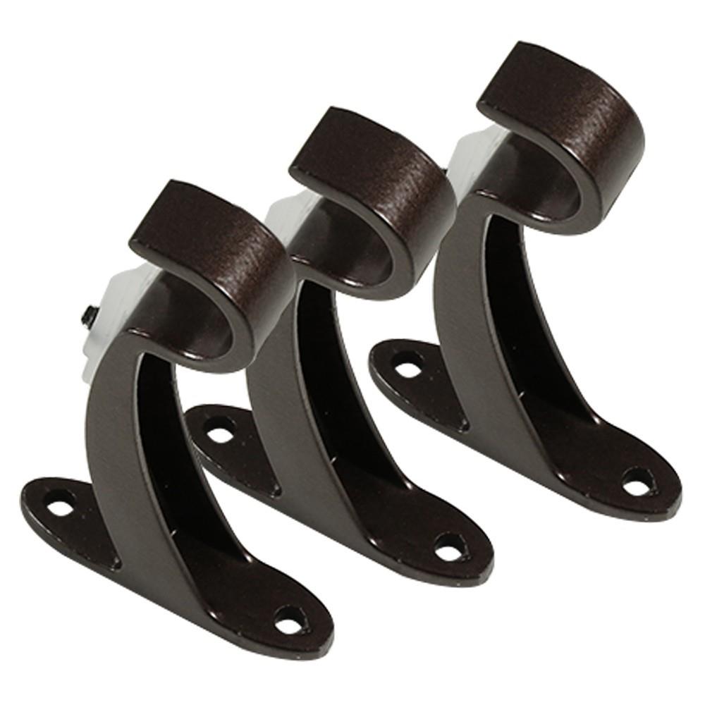 รางเหล็ก ยืดหด HOME LIVING STYLE HEXAGON 110-210 ซม. สีน้ำตาล