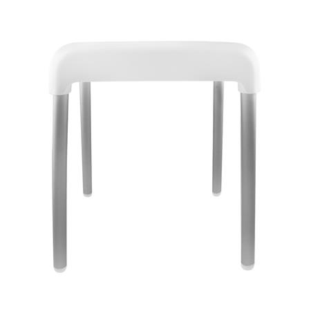 เก้าอี้ขาอลูมิเนียม PLIM L 32x25x40cm สีขาว_1