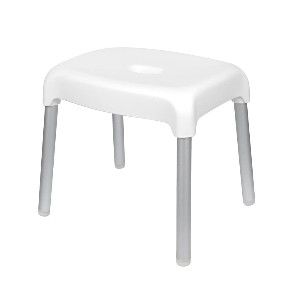 เก้าอี้ขาอะลูมิเนียม PLIM M 32x25x30 ซม. สีขาว