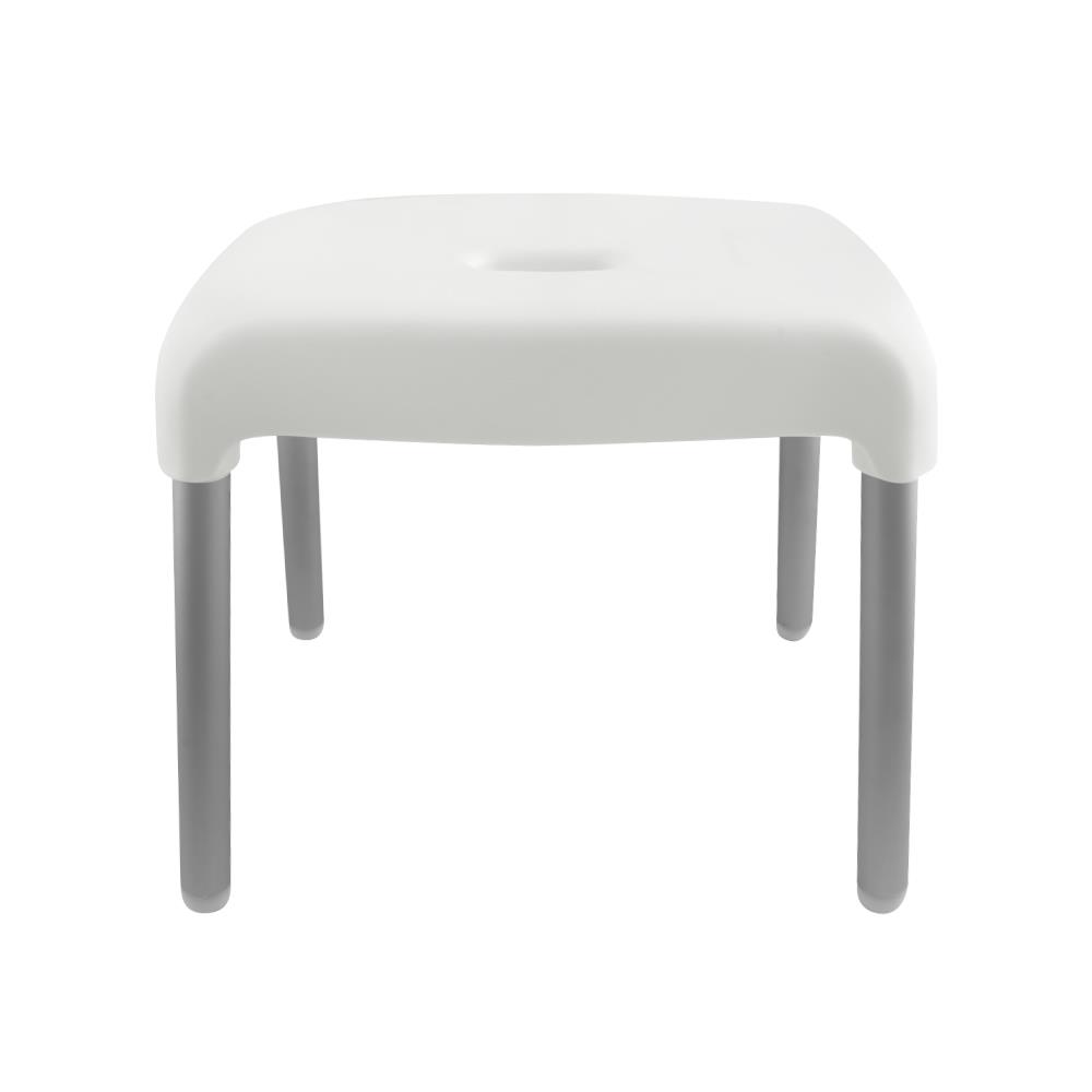 เก้าอี้ขาอะลูมิเนียม PLIM M 32x25x30 ซม. สีขาว