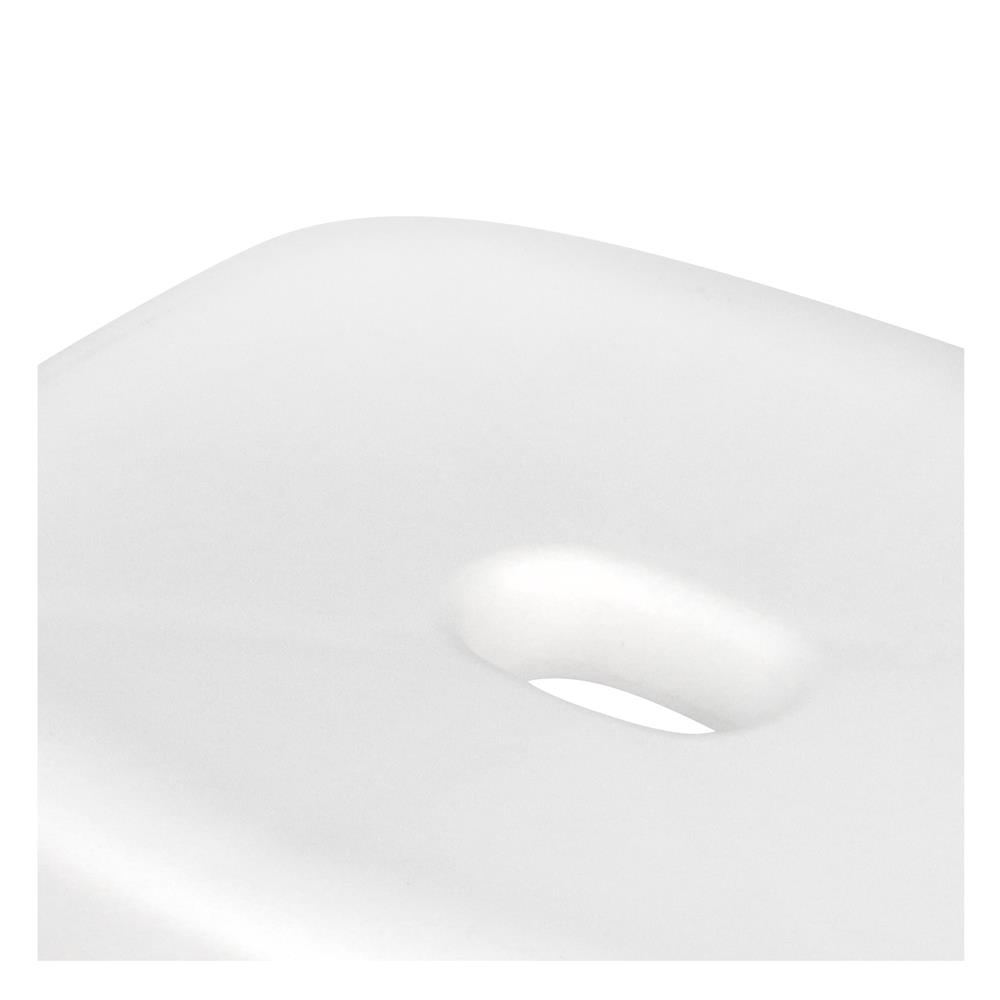 เก้าอี้ขาอะลูมิเนียม PLIM M 32x25x30 ซม. สีขาว