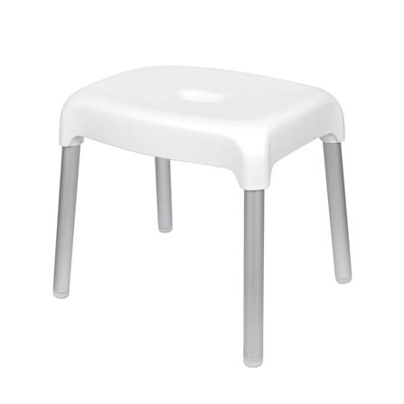 เก้าอี้ขาอะลูมิเนียม PLIM M 32x25x30 ซม. สีขาว_0