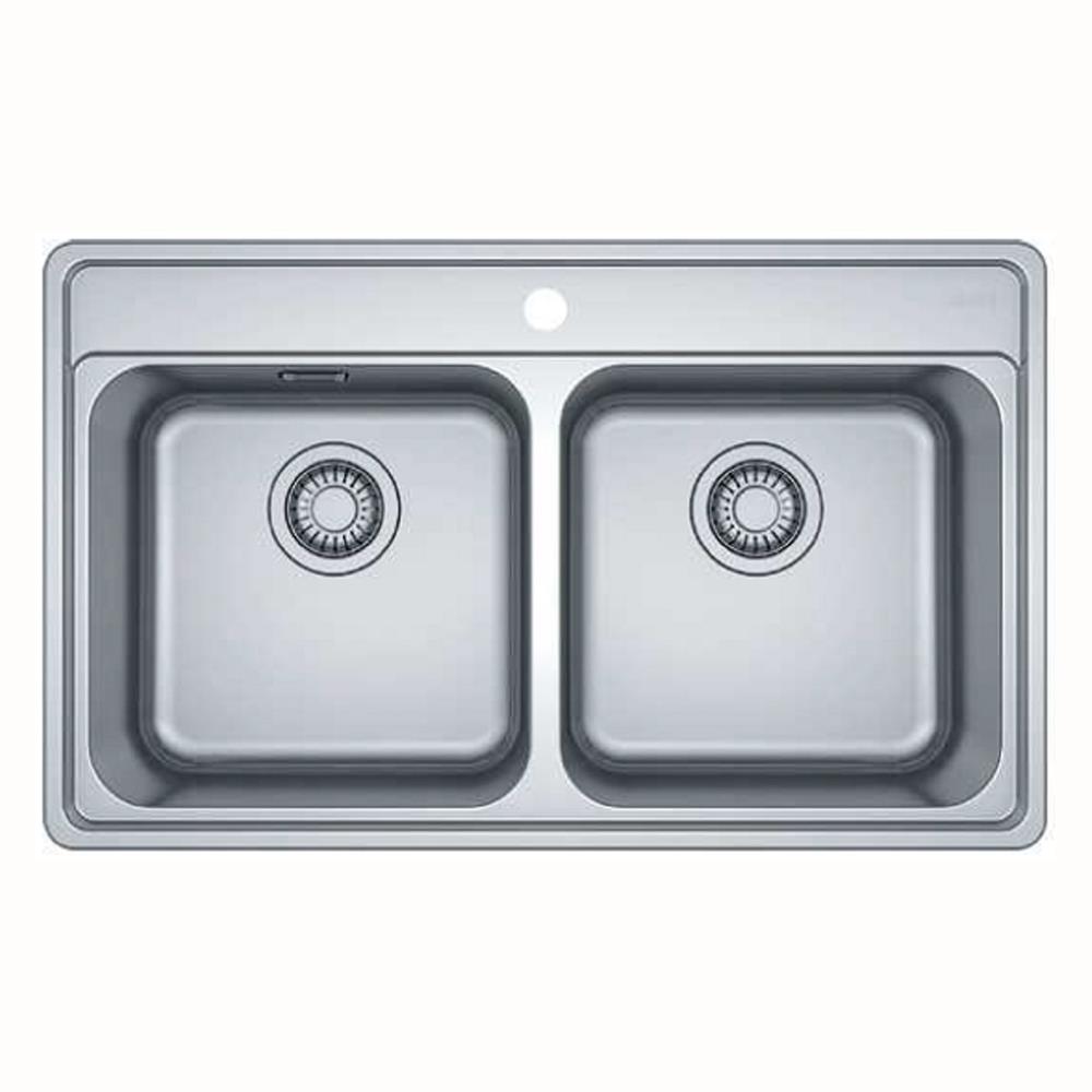 ซิงค์ฝัง 2 หลุม FRANKE BCX 620-35/35 สเตนเลส