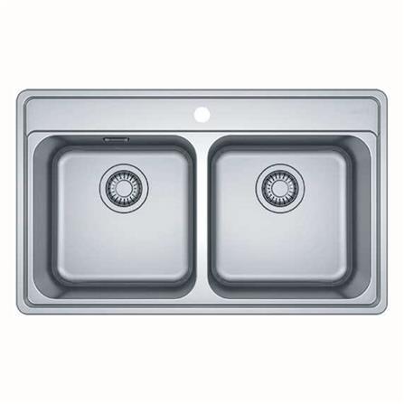 ซิงค์ฝัง 2 หลุม FRANKE BCX 620-35/35 สเตนเลส_0