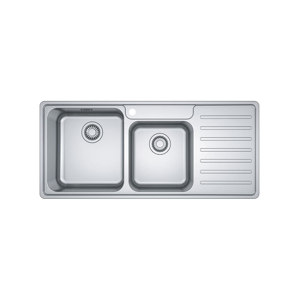 ซิงค์ฝัง 2หลุม 1ที่พักขวา FRANKE BCX 621 RH สเตนเลส