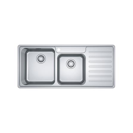 ซิงค์ฝัง 2หลุม 1ที่พักขวา FRANKE BCX 621 RH สเตนเลส_0