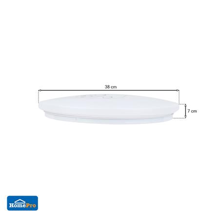 ไฟเพดาน LED CARINI TRY SS36 HEHUA 15 นิ้ว 36 วัตต์ DAYLIGHT สีขาว_6