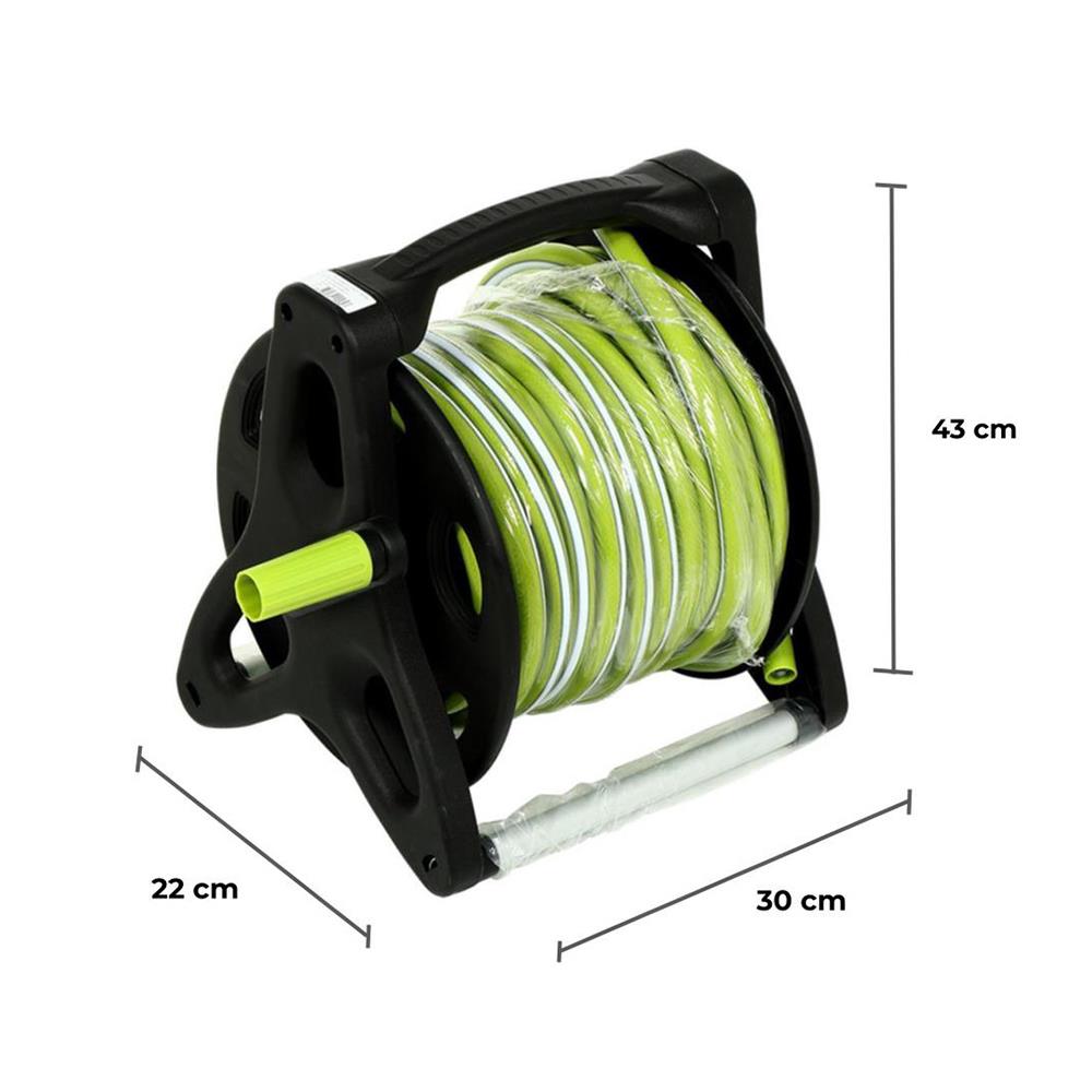 สายยางโรลตั้งพื้น SPRING DGH W06 1/2 นิ้ว x 20 ม. สีเขียว