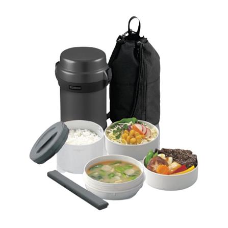 ภาชนะบรรจุอาหาร ZOJIRUSHI SL-JAF14 HG 1.4 ลิตร สีเทาเข้ม_2