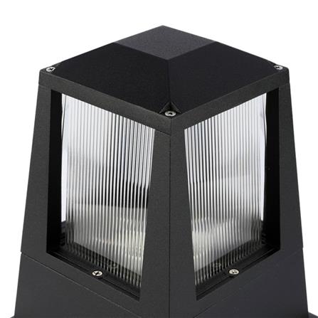 ไฟหัวเสา ELEKTRA HK-H2005 อะลูมิเนียม/พลาสติก โมเดิร์น สีดำ_2