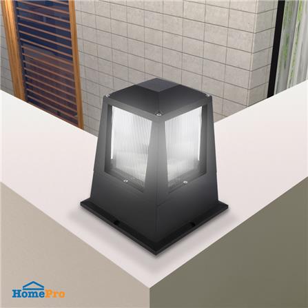 ไฟหัวเสา ELEKTRA HK-H2005 อะลูมิเนียม/พลาสติก โมเดิร์น สีดำ_3