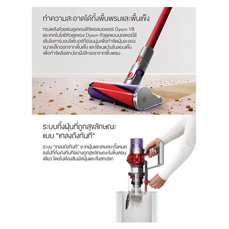 เครื่องดูดฝุ่นแบบด้าม DYSON V10 Fluffy_8