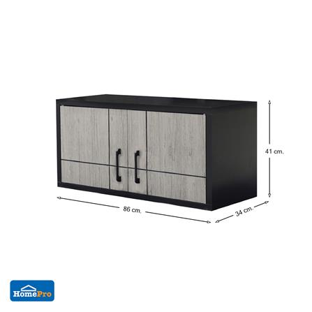ตู้แขวนคู่ CABIN CHIC 86x41 ซม. สี GREY OAK_3