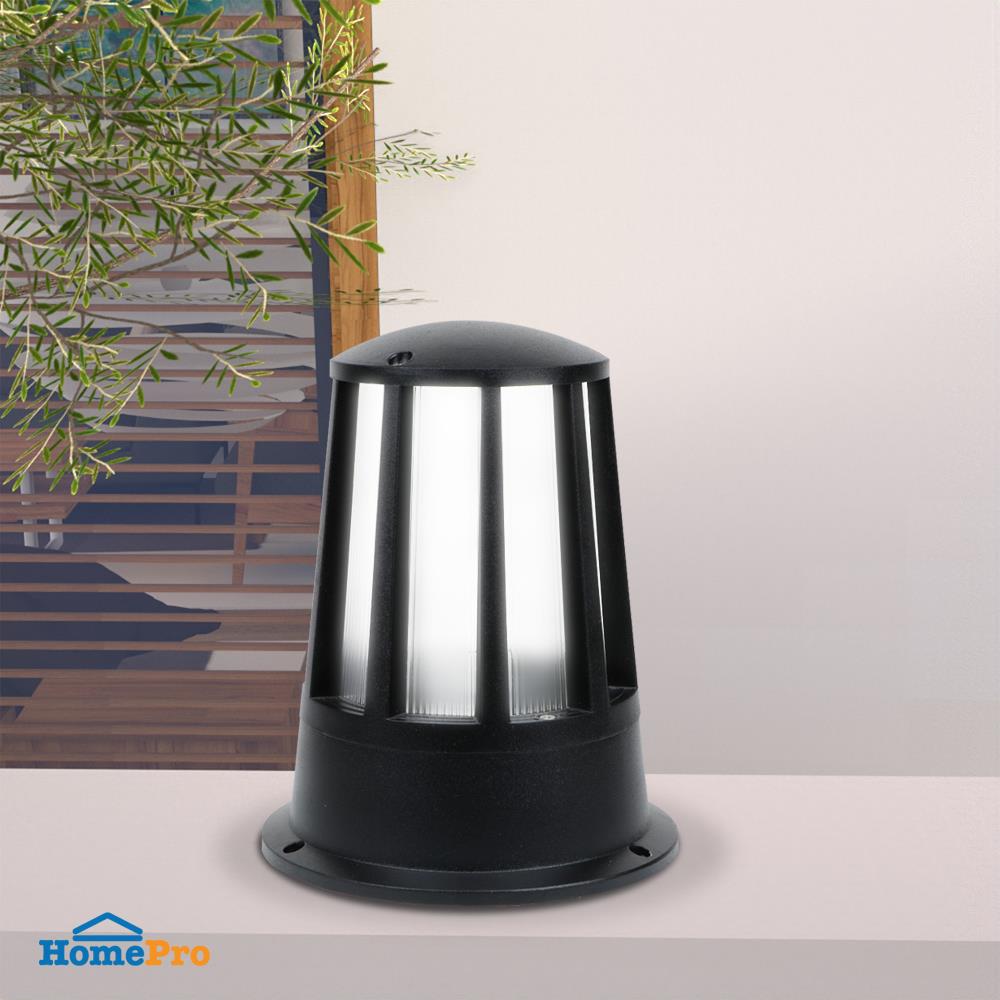 ไฟหัวเสา ELEKTRA HK-K2007 อลูมิเนียม/พลาสติก โมเดิร์น สีดำ