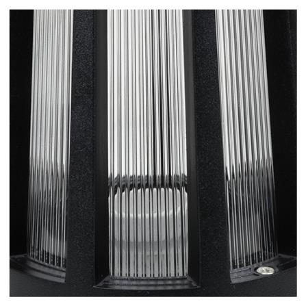 ไฟหัวเสา ELEKTRA HK-K2007 อลูมิเนียม/พลาสติก โมเดิร์น สีดำ_2