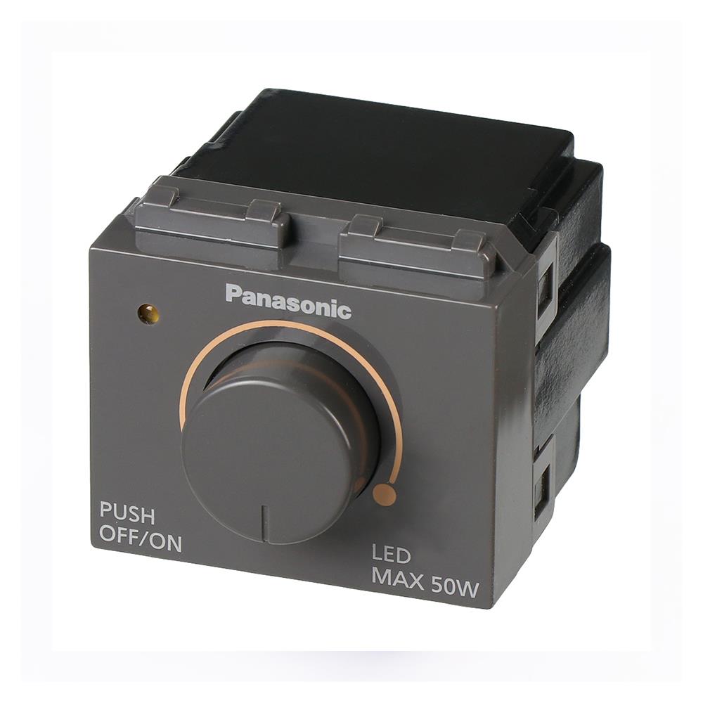 สวิตช์หรี่ไฟ LED PANASONIC WEG57912 H 50 วัตต์ สีเทา