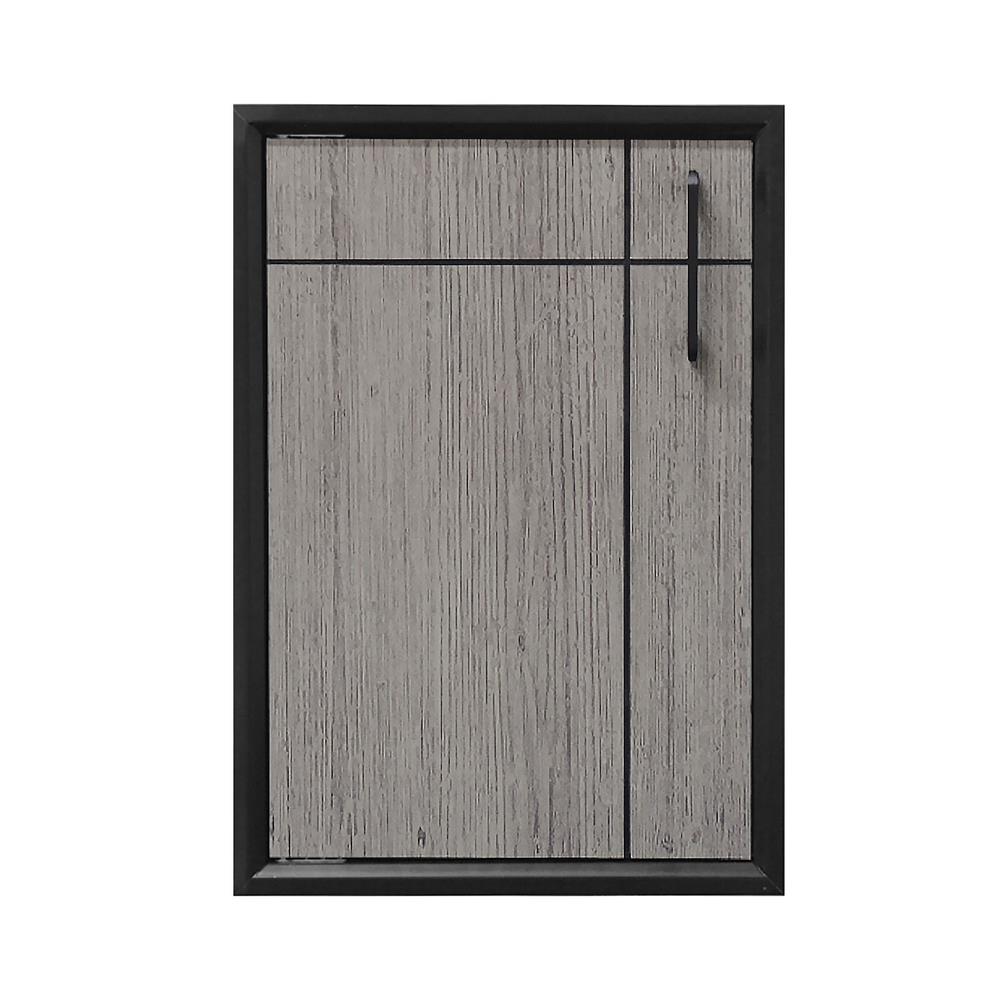 บานซิงค์เดี่ยว CABIN CHIC 44x64 ซม. สี GRAY OAK