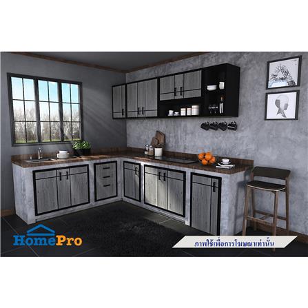 บานซิงค์เดี่ยว CABIN CHIC 44x64 ซม. สี GRAY OAK_3