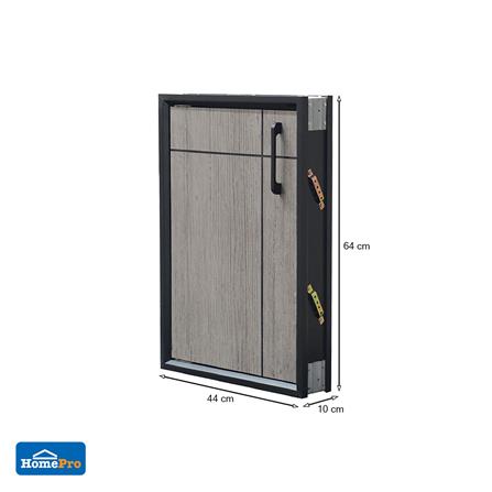 บานซิงค์เดี่ยว CABIN CHIC 44x64 ซม. สี GRAY OAK_4