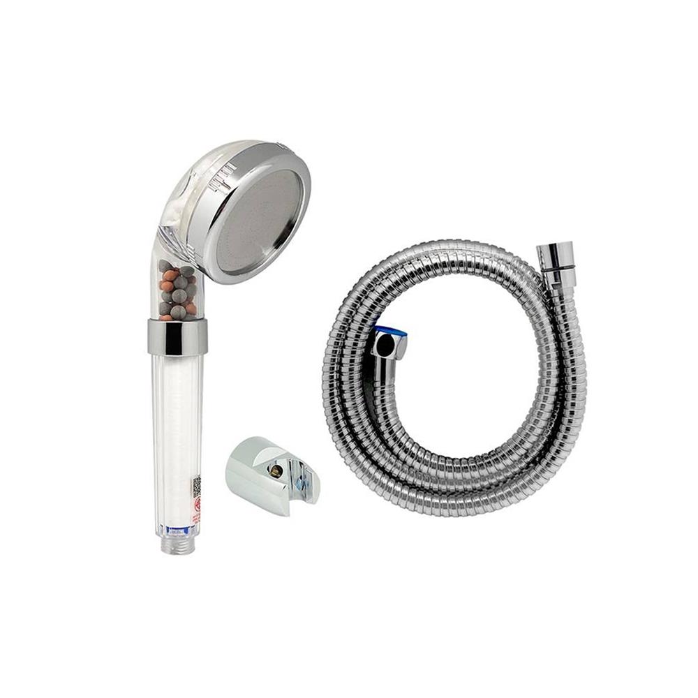 ชุดฝักบัวสายอ่อน 1 ระดับ NAPA AURA-9190 สีขาว-โครม