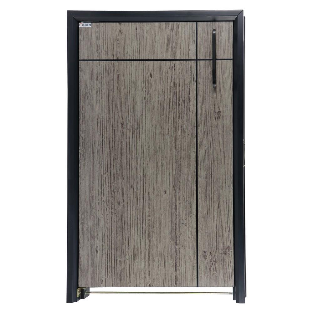 บานถังแก๊ส CABIN CHIC 49.5x75 ซม. สี GRAY OAK