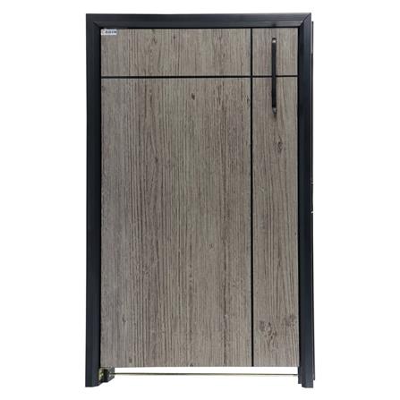 บานถังแก๊ส CABIN CHIC 49.5x75 ซม. สี GRAY OAK