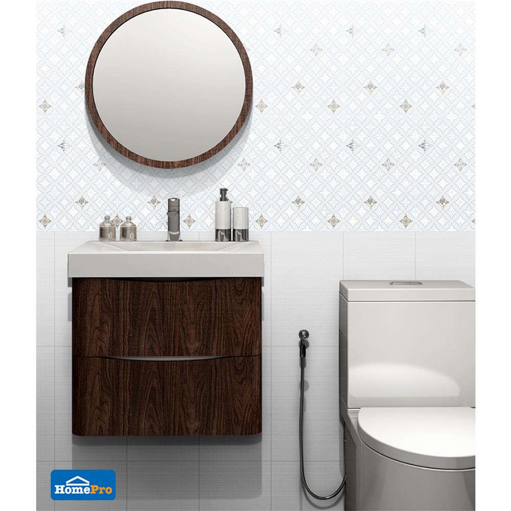 กระเบื้องผนัง 25x40 ซม. บล็องก์ โอเชี่ยน เทาอ่อน