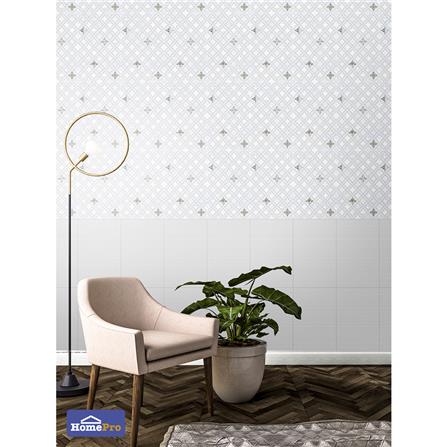 กระเบื้องผนัง 25x40 ซม. บล็องก์ โอเชี่ยน เทาอ่อน_1