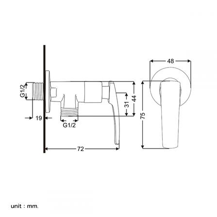 วาล์วฝักบัว BENN BN 80F4115_2
