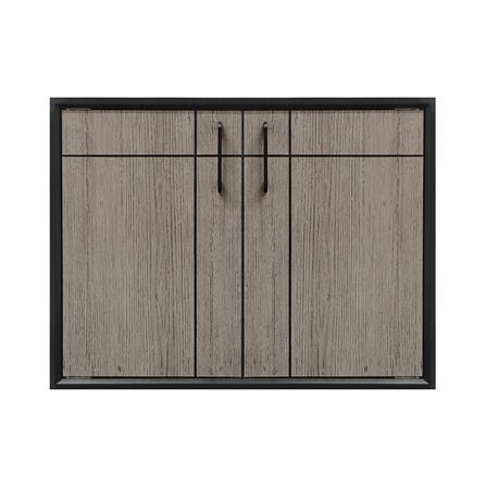 บานซิงค์คู่ CABIN CHIC 84x64 ซม. สี GRAY OAK