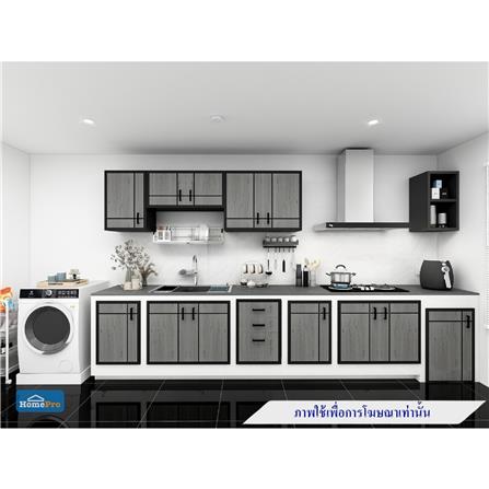 บานซิงค์คู่ CABIN CHIC 84x64 ซม. สีเทา_2