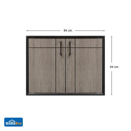 บานซิงค์คู่ CABIN CHIC 84x64 ซม. สีเทา_3