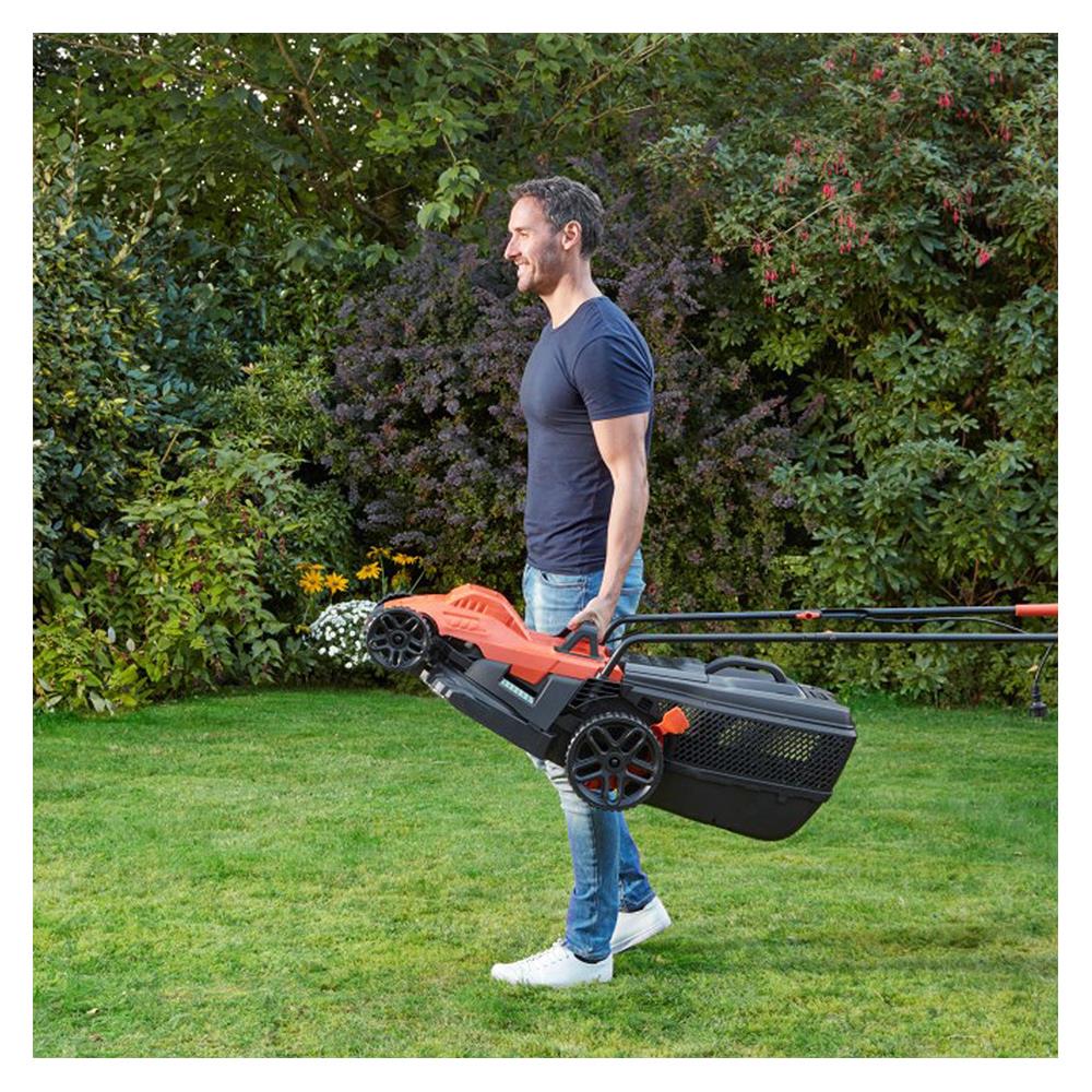 รถตัดหญ้าไฟฟ้า BLACK&DECKER BEMW461BH B1 1400 วัตต์