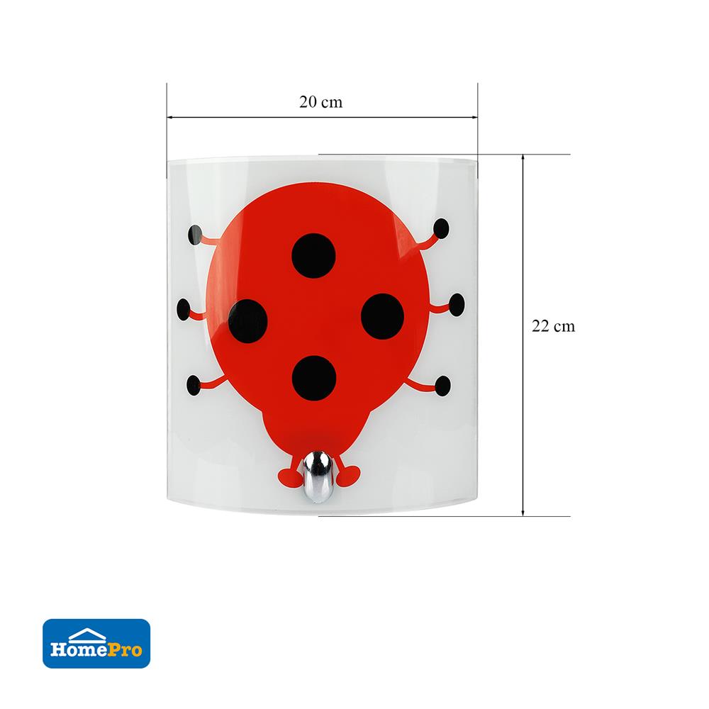 ไฟกิ่งภายใน CARINI MB2048-2 สีขาว/สีดำ/สีแดง 1 หัว