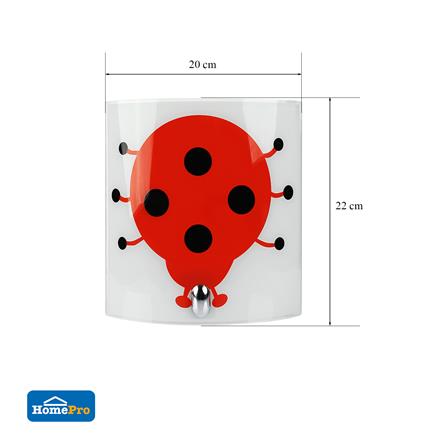 ไฟกิ่งภายใน CARINI MB2048-2 สีขาว/สีดำ/สีแดง 1 หัว_4