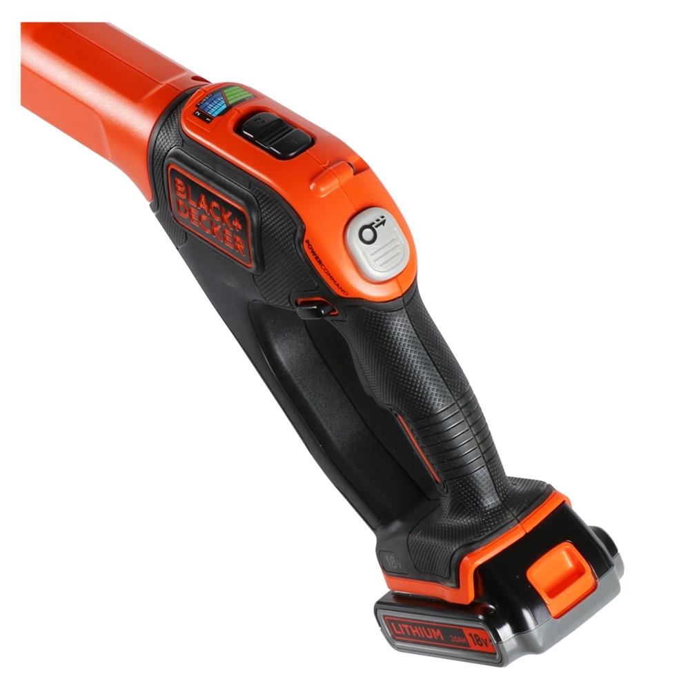 เครื่องเล็มหญ้าไร้สาย (พร้อมแบตเตอรี่) BLACK&DECKER STC1820EPCF B1 18 โวลต์