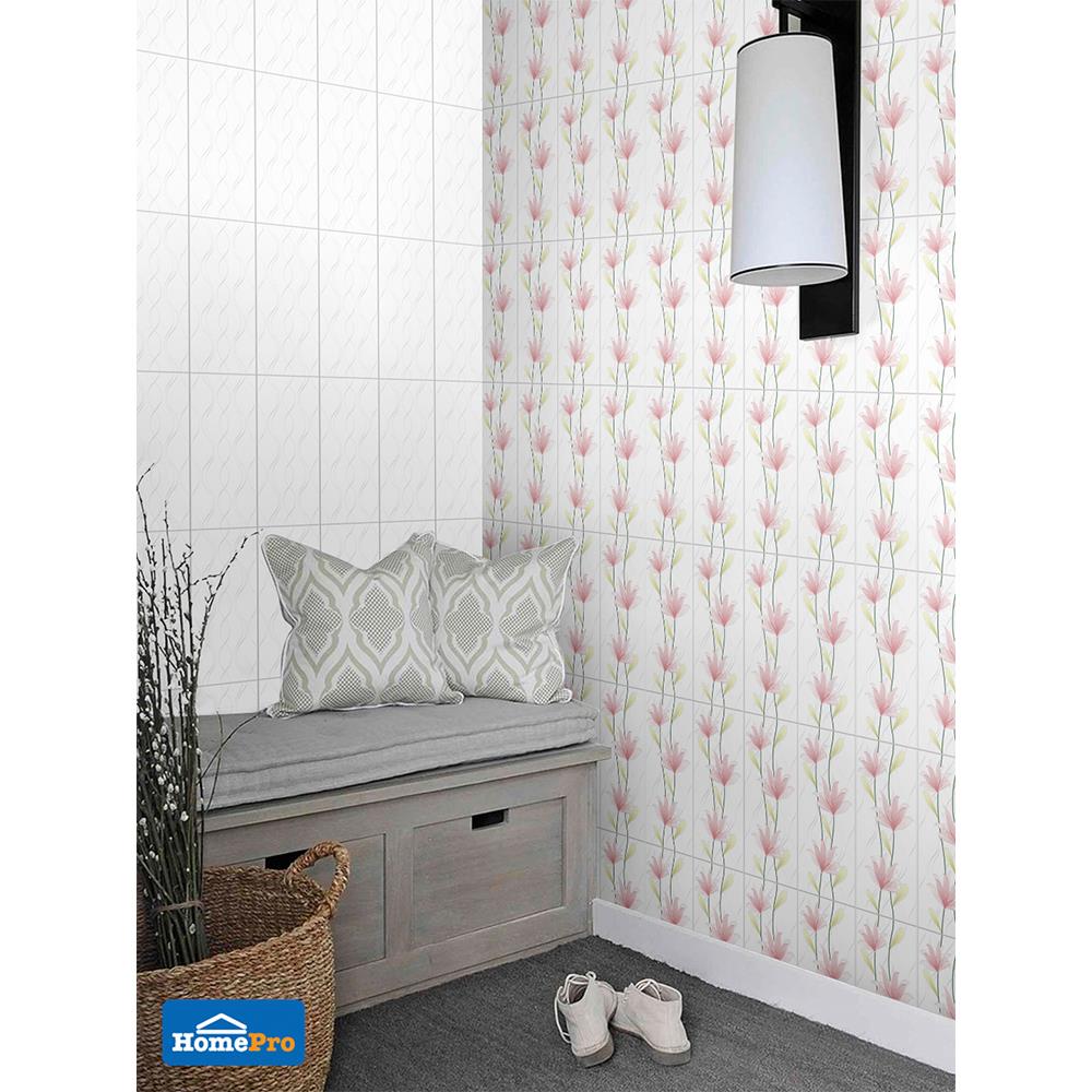 กระเบื้องผนัง 8x16 นิ้ว DURAGRES ไอรีน พิ้งค์ 1M2