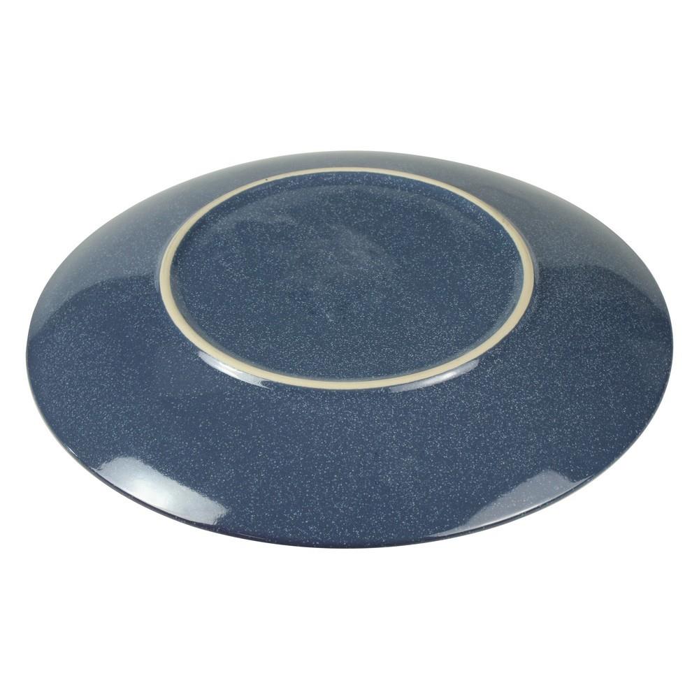 จานเซรามิกบัว 9.5" KECH MARMOROS BLUE