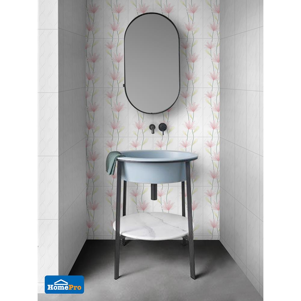 กระเบื้องผนัง 8x16 นิ้ว DURAGRES ไอร่า ไวท์ 1M2