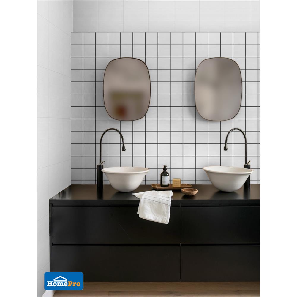 กระเบื้องผนัง 8x16 นิ้ว DURAGRES กู๊ดเนส แบล็ค 1M2