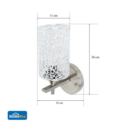 ไฟกิ่งภายใน CARINI 18614-1B SN สีเงิน 1 หัว_5