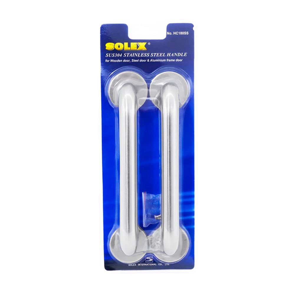 มือจับดึงประตู SOLEX HC180 6 นิ้ว สีสเตนเลส