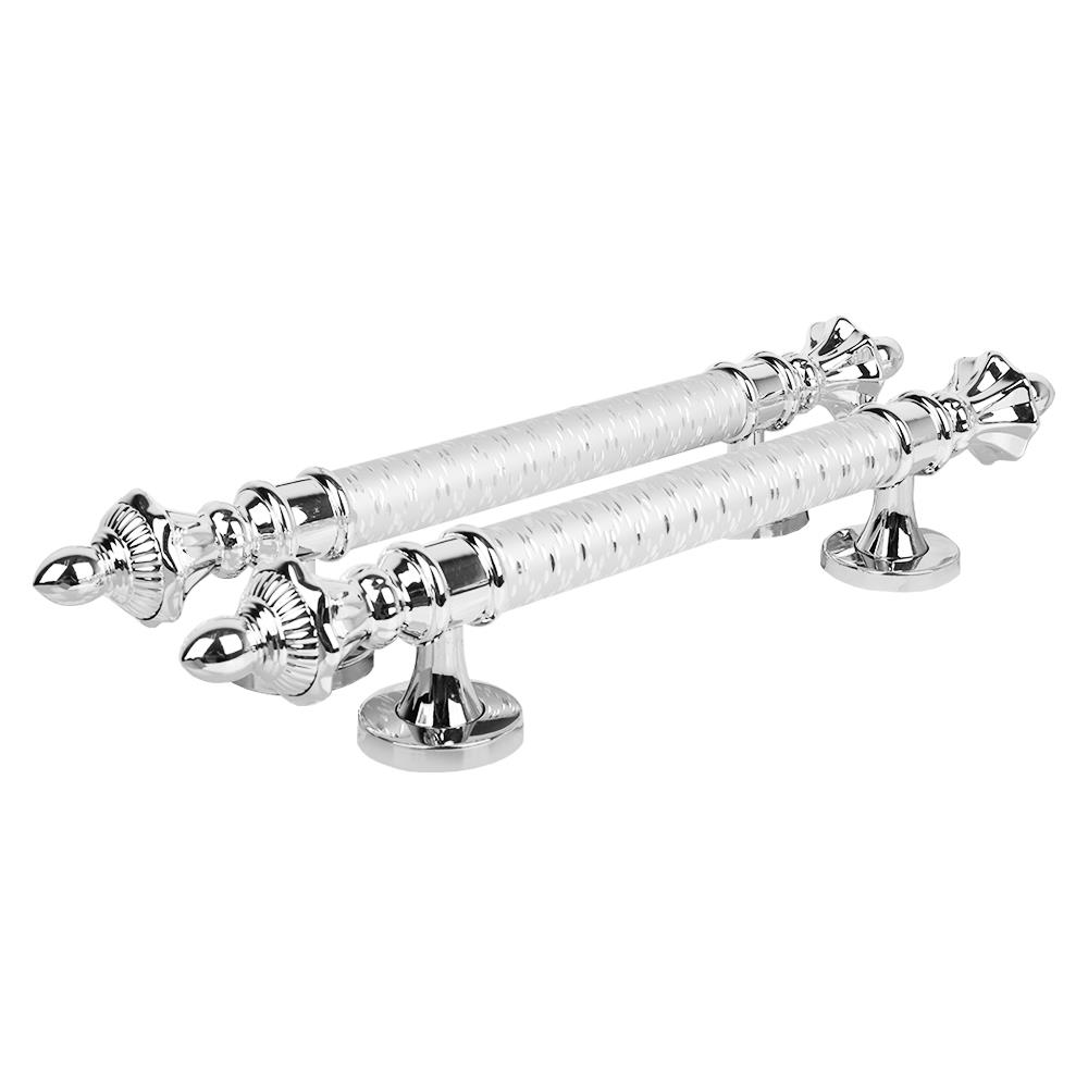 มือจับดึงประตู SOLEX 37192STAR 18 นิ้ว สีเงิน