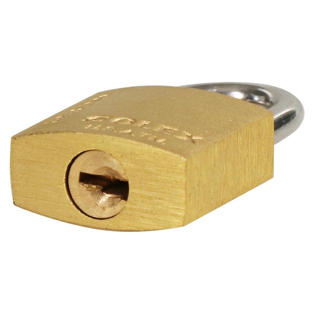 กุญแจสปริง SOLEX SL99 20 มม. สีทองเหลือง